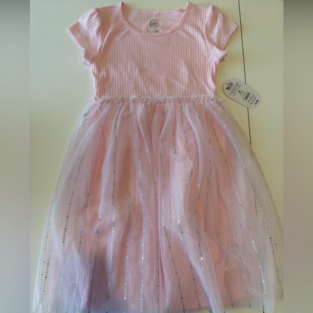 Wonder Nation Pink Ribbed Top